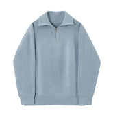 Azure Quarter-Zip Sweater