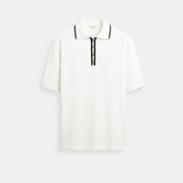 TIMELESS Contrast Elegant Trim Button Up Polo