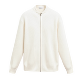 TIMELESS Solid Knitted Crew Neck Cardigan