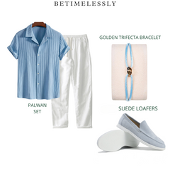 TIMELESS 4 piece set- Light Blue