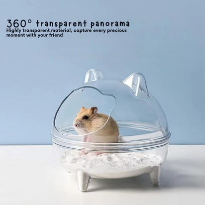 MiniDome™ - Hygienic, tidy and leak-proof sand baths for your hamster