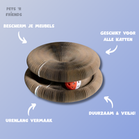 Scratch & Play™ - The Toy That Challenges Your Cat and Saves Your Furniture!