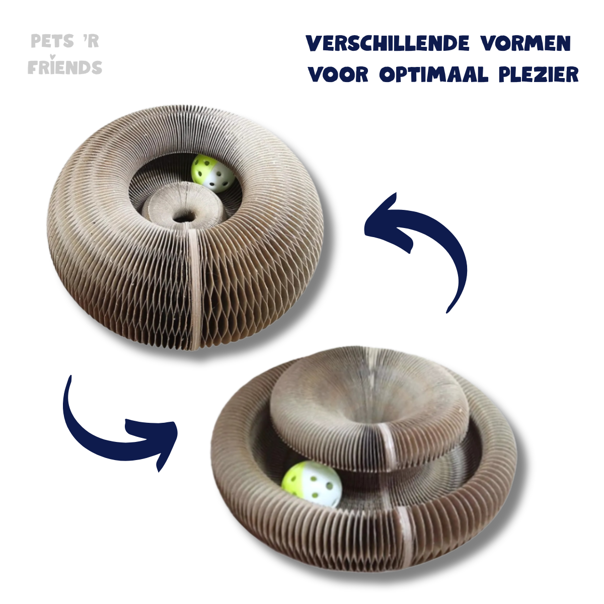 Scratch & Play™ - The Toy That Challenges Your Cat and Saves Your Furniture!